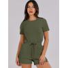 imageANRABESS Womens Summer Casual Dressy Short Sleeve Tshirt One Piece Rompers Jumpsuit Beach Travel Vacation Outfits 2025Olive