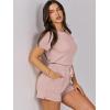 imageANRABESS Womens Summer Casual Dressy Short Sleeve Tshirt One Piece Rompers Jumpsuit Beach Travel Vacation Outfits 2025Pink