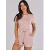 imageANRABESS Womens Summer Casual Dressy Short Sleeve Tshirt One Piece Rompers Jumpsuit Beach Travel Vacation Outfits 2025Pink
