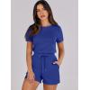 imageANRABESS Womens Summer Casual Dressy Short Sleeve Tshirt One Piece Rompers Jumpsuit Beach Travel Vacation Outfits 2025Royal Blue