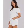 imageANRABESS Womens Summer Casual Dressy Short Sleeve Tshirt One Piece Rompers Jumpsuit Beach Travel Vacation Outfits 2025White
