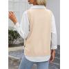 imageANRABESS Womens Sweater Vest Summer Sleeveless Crewneck Ribbed Knit Side Button Pullover Tank Tops 2025 OutfitsBeige