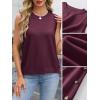 imageANRABESS Womens Sweater Vest Summer Sleeveless Crewneck Ribbed Knit Side Button Pullover Tank Tops 2025 OutfitsBurgundy