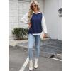 imageANRABESS Womens Sweater Vest Summer Sleeveless Crewneck Ribbed Knit Side Button Pullover Tank Tops 2025 OutfitsNavy Blue