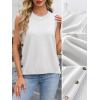 imageANRABESS Womens Sweater Vest Summer Sleeveless Crewneck Ribbed Knit Side Button Pullover Tank Tops 2025 OutfitsWhite