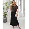 imageANRABESS Womens Wool Blend Tops Short Sleeve V Neck Soft Business Dressy Casual Pullover Sweater 2025 Trendy OutfitsDark Brown