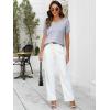 imageANRABESS Womens Wool Blend Tops Short Sleeve V Neck Soft Business Dressy Casual Pullover Sweater 2025 Trendy OutfitsGray