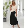 imageANRABESS Womens Wool Blend Tops Short Sleeve V Neck Soft Business Dressy Casual Pullover Sweater 2025 Trendy OutfitsLight Khaki