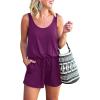 imageANRABESS Womens Rompers Casual Dressy Sleeveless One Piece Shorts Jumpsuit Loose 2025 Summer Vacation Outfits ClothesPurple