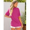 imageANRABESS Womens Oversized T Shirts Short Sleeve Crewneck Tops Casual Loose Basic Tee Shirts 2025 Summer Trendy OutfitsHot Pink