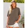 imageANRABESS Womens Oversized T Shirts Short Sleeve Crewneck Tops Casual Loose Basic Tee Shirts 2025 Summer Trendy OutfitsLight Brown