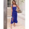 imageANRABESS Womens Square Neck Ruffle Split Midi Elegant Formal Wedding Guest Cocktail Bridesmaid Graduation Party DressesRoyal Blue