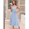 imageANRABESS Womens Square Neck Ruffle Split Midi Elegant Formal Wedding Guest Cocktail Bridesmaid Graduation Party DressesSky