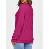 imageANRABESS Womens Long Sleeve Shirts Casual Loose V Neck Basic Tees Tops 2025 Fall TShirt OutfitsHot Pink