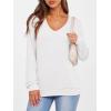 imageANRABESS Womens Long Sleeve Shirts Casual Loose V Neck Basic Tees Tops 2025 Fall TShirt OutfitsWhite