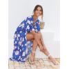 imageANRABESS Womens Summer Loose Boho Flowy Wrap V Neck 34 Sleeve Floral Print Slit Beach Wedding Guest Long Maxi DressesFloral Blue