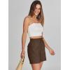 imageANRABESS Womens Summer Shorts 2025 Dressy Casual Hiking Cargo Shorts Trendy Outdoor Outfits 6 PocketsBrown