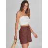 imageANRABESS Womens Summer Shorts 2025 Dressy Casual Hiking Cargo Shorts Trendy Outdoor Outfits 6 PocketsBrown Red