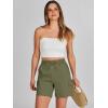 imageANRABESS Womens Summer Shorts 2025 Dressy Casual Hiking Cargo Shorts Trendy Outdoor Outfits 6 PocketsOlive