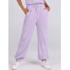imageANRABESS Jumpsuits for Women Casual Summer Sleeveless 2025 Romper One Piece Outfit Active Workout Lounge Jumpsuits PocketsLight Purple