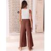 imageANRABESS Women Linen Pants Casual Loose High Waist Boho Wide Leg Cropped Palazzo Beach Pants Summer Outfits 2025 TrendyRust