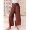 imageANRABESS Women Linen Pants Casual Loose High Waist Boho Wide Leg Cropped Palazzo Beach Pants Summer Outfits 2025 TrendyRust