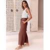 imageANRABESS Women Linen Pants Casual Loose High Waist Boho Wide Leg Cropped Palazzo Beach Pants Summer Outfits 2025 TrendyRust