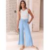 imageANRABESS Women Linen Pants Casual Loose High Waist Boho Wide Leg Cropped Palazzo Beach Pants Summer Outfits 2025 TrendySky