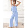 imageANRABESS Womens 2 Piece Outfits Linen Pants Jumpsuit Matching Lounge Set Casual Summer Beach Vacation Trendy ClothesSky