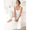 imageANRABESS Womens 2 Piece Outfits Linen Pants Jumpsuit Matching Lounge Set Casual Summer Beach Vacation Trendy ClothesWhite