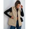 imageANRABESS Womens Fuzzy Fleece Vest Sleeveless Casual Warm Button Down Sherpa Jackets Outerwear With Pockets Winter FashionBeige
