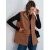 imageANRABESS Womens Fuzzy Fleece Vest Sleeveless Casual Warm Button Down Sherpa Jackets Outerwear With Pockets Winter FashionCamel