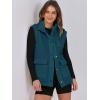 imageANRABESS Womens Fuzzy Fleece Vest Sleeveless Casual Warm Button Down Sherpa Jackets Outerwear With Pockets Winter FashionCyan