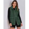 imageANRABESS Womens Fuzzy Fleece Vest Sleeveless Casual Warm Button Down Sherpa Jackets Outerwear With Pockets Winter FashionDark Green