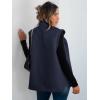 imageANRABESS Womens Fuzzy Fleece Vest Sleeveless Casual Warm Button Down Sherpa Jackets Outerwear With Pockets Winter FashionNavy Blue