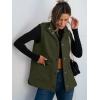 imageANRABESS Womens Fuzzy Fleece Vest Sleeveless Casual Warm Button Down Sherpa Jackets Outerwear With Pockets Winter FashionOlive
