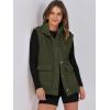 imageANRABESS Womens Fuzzy Fleece Vest Sleeveless Casual Warm Button Down Sherpa Jackets Outerwear With Pockets Winter FashionOlive