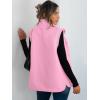 imageANRABESS Womens Fuzzy Fleece Vest Sleeveless Casual Warm Button Down Sherpa Jackets Outerwear With Pockets Winter FashionPink