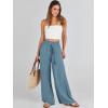 imageANRABESS Womens Linen Pants Summer Casual Palazzo Beach Pant Drawstring High Waist Wide Leg Trousers Vacation OutfitsLake Blue