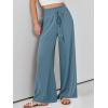 imageANRABESS Womens Linen Pants Summer Casual Palazzo Beach Pant Drawstring High Waist Wide Leg Trousers Vacation OutfitsLake Blue