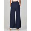 imageANRABESS Womens Linen Pants Summer Casual Palazzo Beach Pant Drawstring High Waist Wide Leg Trousers Vacation OutfitsNavy Blue