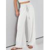 imageANRABESS Womens Linen Pants Summer Casual Palazzo Beach Pant Drawstring High Waist Wide Leg Trousers Vacation OutfitsWhite