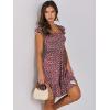 imageANRABESS Womens Summer Casual Sleeveless Square Neck Dress 2025 Smocked Ruffle Backless Boho Beach Cute Teen Short SundressFloral Red Pink