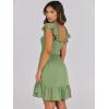 imageANRABESS Womens Summer Casual Sleeveless Square Neck Dress 2025 Smocked Ruffle Backless Boho Beach Cute Teen Short SundressLight Green
