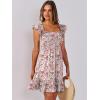 imageANRABESS Womens Summer Casual Sleeveless Square Neck Dress 2025 Smocked Ruffle Backless Boho Beach Cute Teen Short SundressPrint Floral