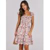 imageANRABESS Womens Summer Casual Sleeveless Square Neck Dress 2025 Smocked Ruffle Backless Boho Beach Cute Teen Short SundressPrint Floral