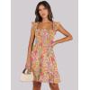imageANRABESS Womens Summer Casual Sleeveless Square Neck Dress 2025 Smocked Ruffle Backless Boho Beach Cute Teen Short SundressPrint Floral Colour