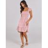imageANRABESS Womens Summer Casual Sleeveless Square Neck Dress 2025 Smocked Ruffle Backless Boho Beach Cute Teen Short SundressPrint Floral Pink