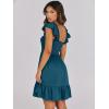 imageANRABESS Womens Summer Casual Sleeveless Square Neck Dress 2025 Smocked Ruffle Backless Boho Beach Cute Teen Short SundressTile Blue
