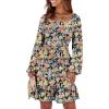 Print Black Floral